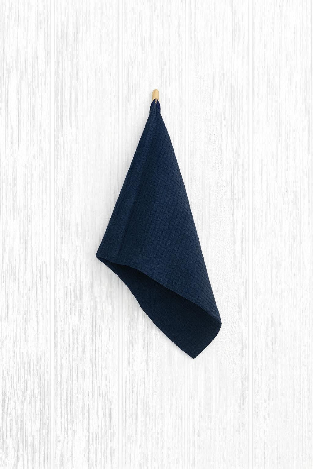 Leinen-Küchentuch in Diving Blue