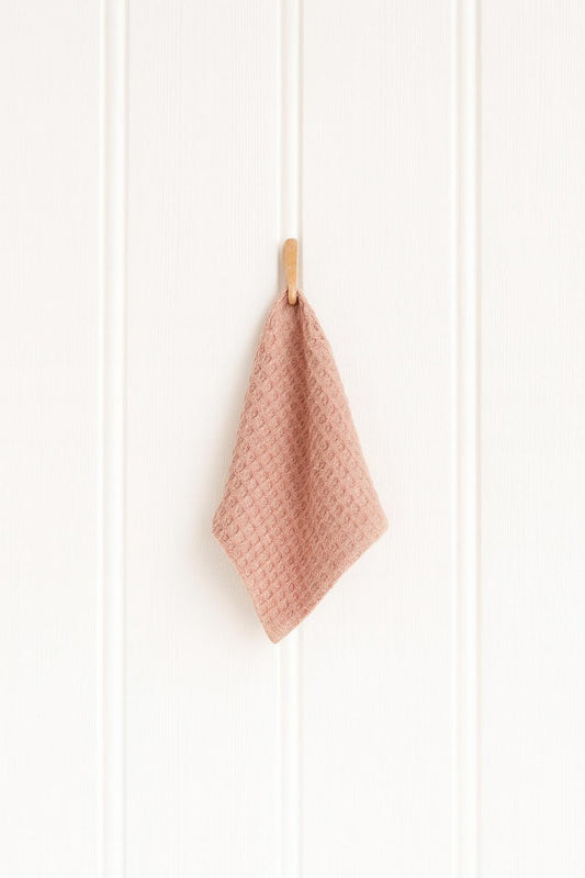 Lininis veido rankšluostis – Rose Pink